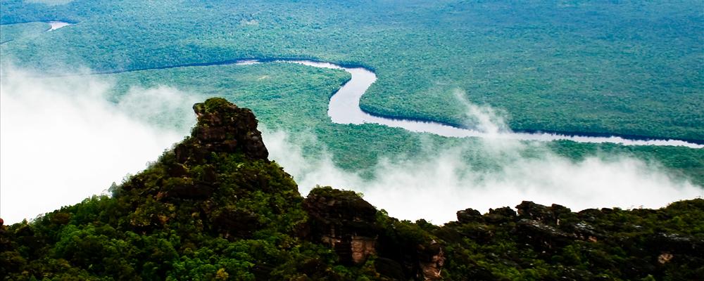 Vista desde arriba de un Tepuy